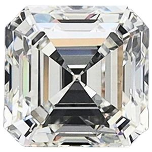 Diamante de Laboratorio Asscher de 5 Quilates, Color D, Claridad VS2, Certificado IGI, Corte Asscher, Suelto - Product Image 2