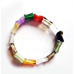 สร้อยข้อมือหินโมราธรรมชาติทำด้วยมือหินกึ่งมีค่าพร้อมรูปแบบการรักษาเครื่องประดับอัญมณี - Product Image 4