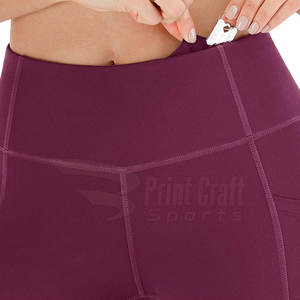 Leggings de yoga pour femmes à taille élastique sans couture, légers, couleur unie, leggings pour femmes adultes - Product Image 6