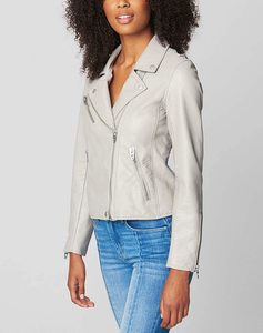 Chaquetas de Cuero de Moda para Mujer, Novedad, para Invierno / Chaquetas de Cuero Lisas de Manga Larga para Mujer, Más Vendidas - Product Image 3