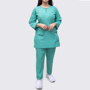Usine directe à la mode DCustom uniformes soins infirmiers gommages médical haut gommage hôpital uniformes ensembles fabriqués par des experts Jinah - Product Image 1