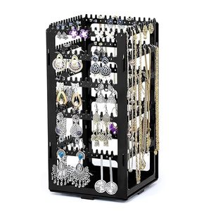 Wholesale Luxury Necklace Pendant Jewelry Display Rack Metal Storage Holder Ring Earing Jewelry Display Stand for Store - Product Image 1