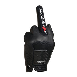 Vente en gros de gants de golf antidérapants Cabretta Logo personnalisé en peau de mouton en cuir véritable Scène de sport applicable - Product Image 4