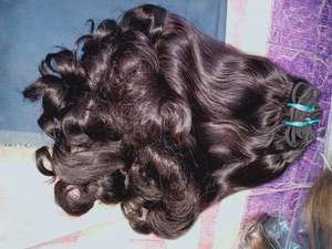 Extensiones de cabello humano sin procesar virgen Premium de Indian Temple, paquetes de cabello de trama de estilo rizado ondulado de Color Natural - Product Image 4