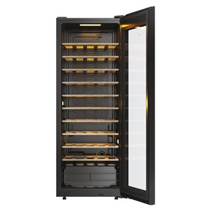 Cantinetta 58 bouteilles SERIE 3 HWS58GGH1 Wine Bank 50 Noir classe G (47,5x45,6x128cm) - Product Image 2
