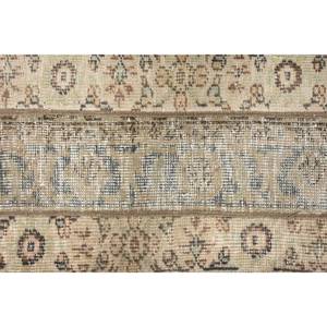 Classique Beige 1.5X3 ft laine tapis fait main Patchwork Design tapis turcs pour salon chevet Rectangle forme Latex support - Product Image 5