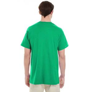 Camisetas Lisas de Manga Corta para Hombre, Talla Grande, Cuello Redondo, Color Sólido, 100% Algodón, Ropa Casual para Hombre - Product Image 2