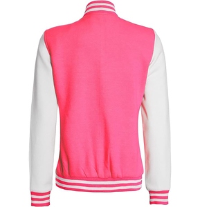 Fabricant OEM Veste universitaire à manches longues personnalisée pour femmes, uniforme de baseball pour femmes, vestes universitaires pour l'hiver - Product Image 6