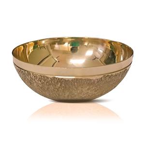 Cuenco Kansa Scrub Vatki hecho a mano de alta calidad para Terapia de masaje de pies Ayurvédico promueve la circulación relajación profunda directa - Product Image 2