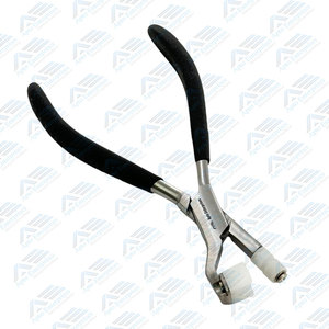 Optical Pliers for Adjusting and Bending <b>Eyeglasses</b> Arms & <b>Frames</b> & Nose Pad Applying Pliers Black Grip Handle Stainless Steel - Product Image 4