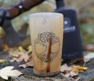 Cadeau de la mythologie du Moyen Âge Tasse Odin Symbole Yggdrasil, Cadeau pour couples, Cadeaux de Noël - Product Image 2