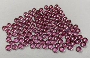 Cabochon rond en topaze rose naturelle 4mm bonne qualité-cabochon rond en topaze rose de qualité supérieure - Product Image 2