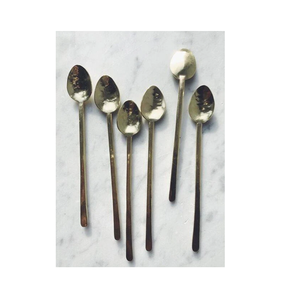 Mini cuchara de latón Mermelada Cuchara de miel Estilo Cuchara de café 4 piezas para tamaño personalizado al mejor precio - Product Image 3