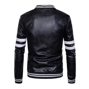 New High Quality <b>Leather</b> <b>Jacket</b> Custom Design PU <b>Leather</b> <b>Jacket</b> for <b>Men</b> Plus Size <b>Men's</b> <b>Jackets</b> - Product Image 6