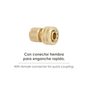 Connettore per tubo in ottone da 3/4. - Product Image 3