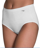 Culotte Hipster Femme 100% Coton Tricotée ODM Lavable en Machine Sans Étiquette Super Douce avec Ceinture en Peluche