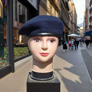 Boinas de cuero de lana ligeras unisex Gorra táctica de jungla personalizada para actividades al aire libre de invierno-Ciclismo Senderismo Formal al por mayor - Product Image 2