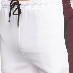 Pantalones Cortos Deportivos de Entrenamiento, Servicio OEM, 100% Algodón, Transpirables, de Secado Rápido, Tela de Lona, Material Personalizado, Precio Bajo para Adultos - Product Image 5