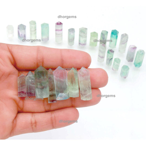 Torre de Cristal de Fluorita Arcoíris, Piedra Natural con Forma de Fuegos Artificiales, Obelisco de Gemas Naturales, Decoración Energética Curativa, Colección de Torres de Cuarzo - Product Image 6