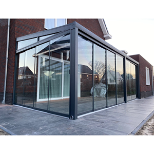 Véranda 4 saisons et véranda extérieure vitrée pour arrière-cour Véranda imperméable en <span class=keywords><strong>aluminium</strong></span> Couverture de terrasse pour jardin d'hiver - Product Image 2