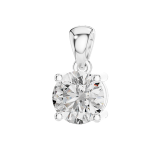 Pendentif en diamant de laboratoire de 1 carat VVS-VS EF CVD, options en or 18 carats, 14 carats, or rose, or jaune, or blanc - Product Image 5