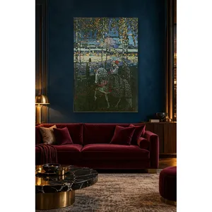 Impression sur toile de Fida Kandinsky : Couple à cheval - Product Image 3