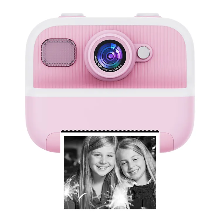 Wholesale hot sale fixed focus hd photo video portable kids children instant print camera for kids