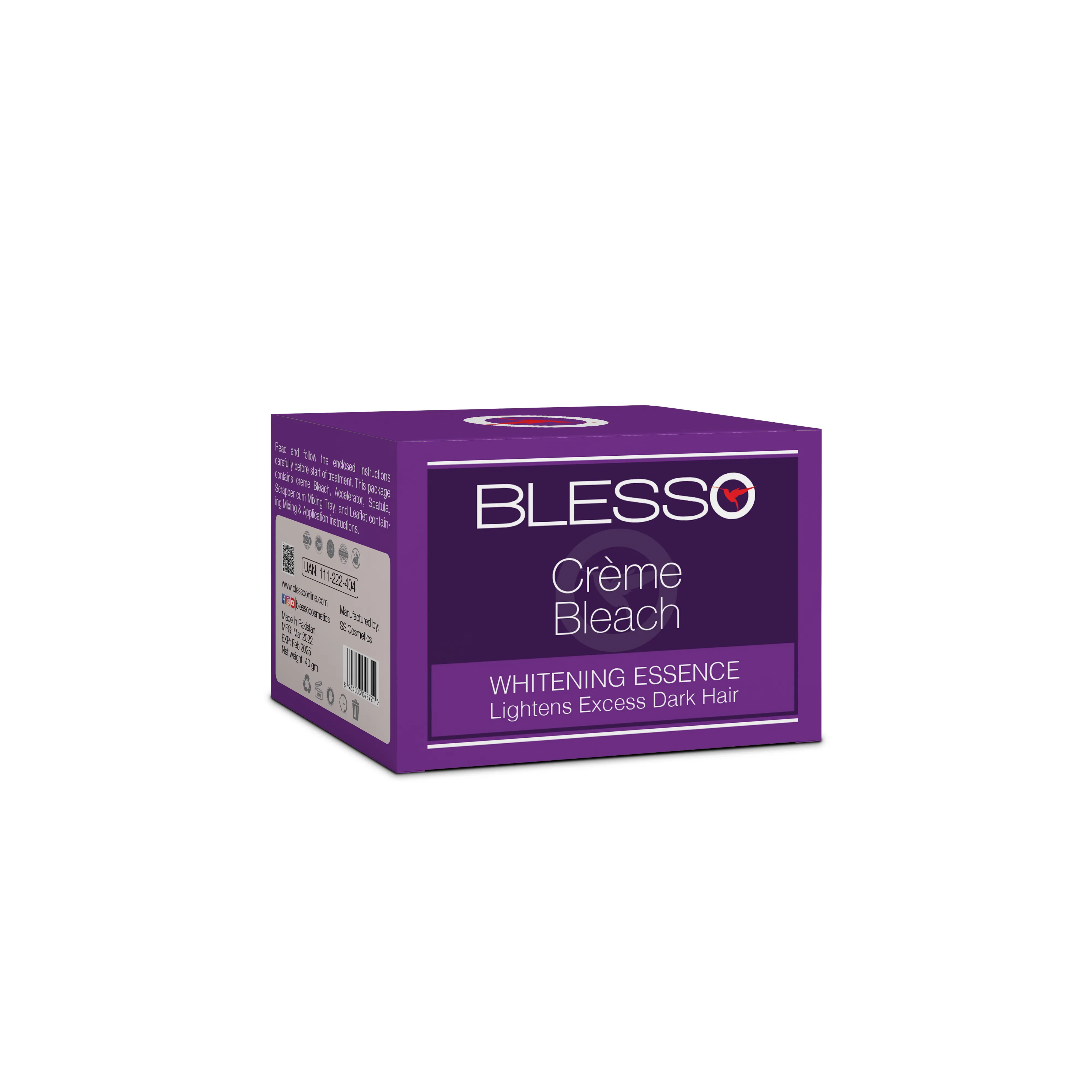 BLESSO Creme de Cosméticos 500g Clareador de Pele Mancha Escura Creme de descoloração