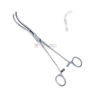 Premium Mayo Guyon 9 1/4 pulgadas hemostasia quirúrgica instrumentos vasculares manuales mordazas curvas dobles con puntas dentadas Abrazadera para Vasos - Product Image 1