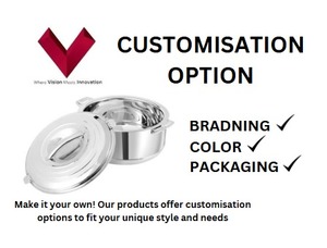 Fournisseur direct d'usine de marmites en acier inoxydable de 5 litres, grand réchaud à nourriture en métal avec couvercle moderne pour la soupe - Product Image 3