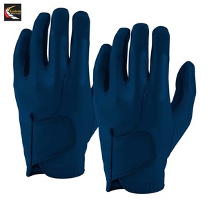 Custom Eco-Friendly 0.5-0.9 mm Cabretta Leather Golf <b>Gloves</b> Hexagonal Pattern PU Leather with Anti-Slip for Sports - Product Image 1