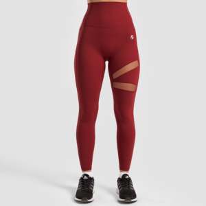 Leggings Deportivos para Mujer, Color Rojo, Tejido de Compresión, Sin Costuras, Control de Abdomen, Efecto Push-Up, Estilo Suave y Casual, Talla XL - Product Image 2