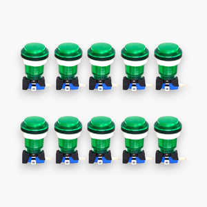 Juego de 10 Botones Redondos de Retorno de Monedas para Arcade con Luz LED y Microinterruptor de 12V, de Plástico, para Accesorios de Máquinas de Entretenimiento - Product Image 3