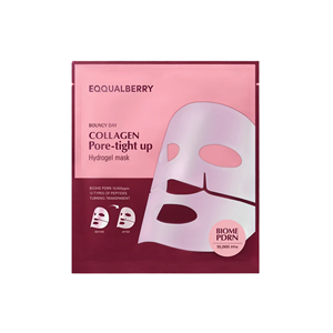 Mascarilla de Hidrogel de Dos Piezas EQQUALBERRY con Colágeno, Vegana, No Irritante, Reduce los Poros, 4 Unidades - Product Image 2