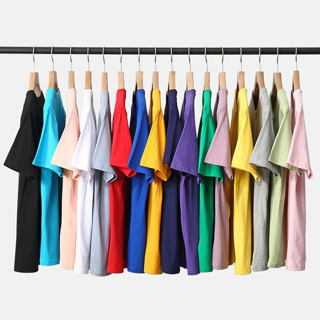 Regular Fit Customized Solid Pattern Breathable Men's T-Shirts 1 Dollar