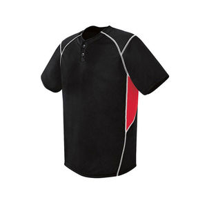 Uniforme solide de baseball à motif parfaitement cousu pour les Offre Spéciale Logo de marque personnalisé de couleur unie - Product Image 3