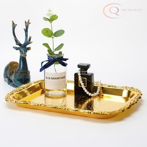 Plateau en métal décoratif pour une utilisation festive et quotidienne |   Parfait pour Diwali, les mariages et les célébrations spéciales - Product Image 6
