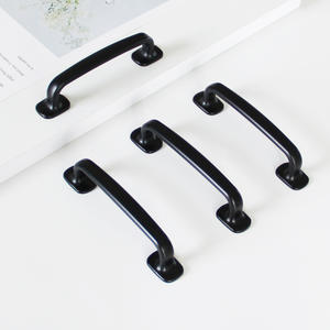 มือจับลิ้นชักเฟอร์นิเจอร์รูปสี่เหลี่ยมผืนผ้า ทำจากโลหะผสมสังกะสี ทนทาน เป็นมิตรกับสิ่งแวดล้อม ติดตั้งง่าย สำหรับห้องนอน ห้องครัว ตู้เสื้อผ้า - Product Image 1