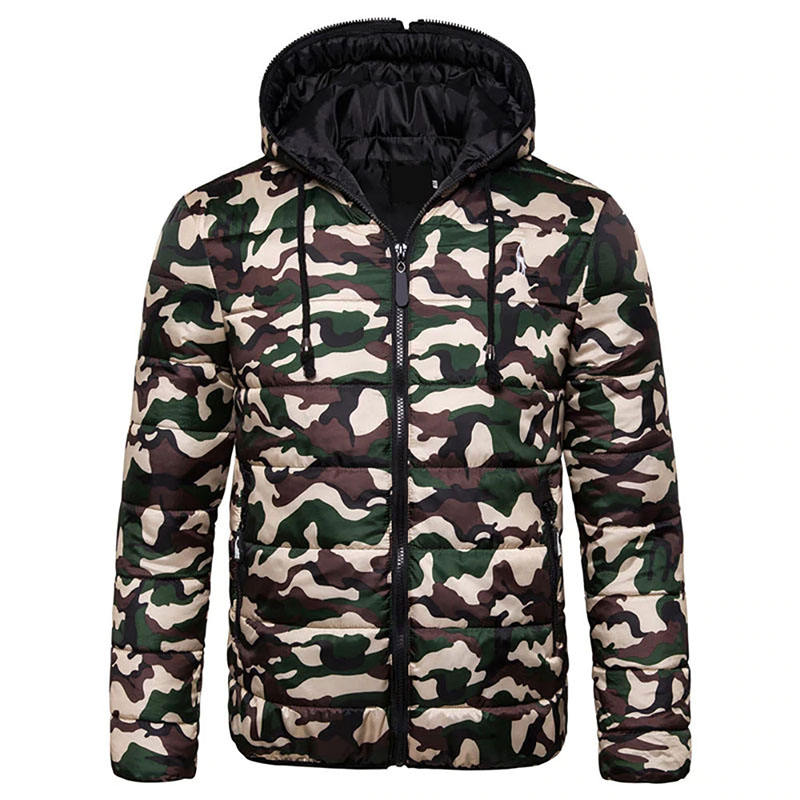 Best Ladies Camouflage Design Puffer Jacket Waterproof Canvas