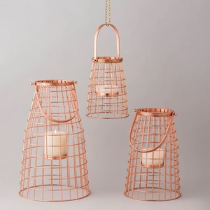 Linterna de vela Vintage de madera Natural, accesorios de decoración del hogar, vela de Metal con forma personalizada con logotipo personalizado - Product Image 5