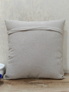 Tendance 100% coton tournesol broderie taie d'oreiller traditionnel marron avant et arrière solide pour une utilisation décorative à la maison - Product Image 6