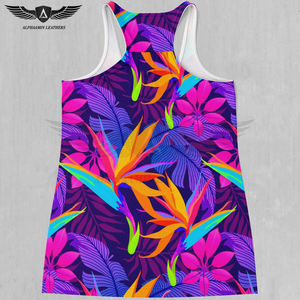 Camiseta sin Mangas de la Mejor Calidad para Mujer, Estampada, Material Suave y Elástico, Cómoda, para Gimnasio, Entrenamiento, Fitness, Top Deportivo - Product Image 3