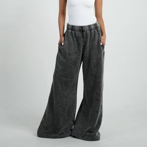 Pantalon en jean coupe ample style streetwear 100% qualité supérieure, impression personnalisée, service OEM en gros - Product Image 3