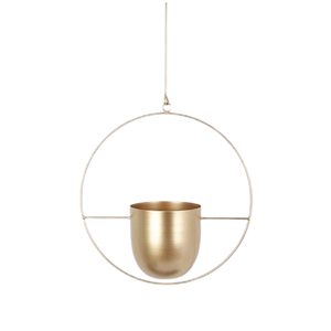 Jardinière en métal suspendue moderne accessoires pour la maison salon porche chambre étude Art décoration ornements - Product Image 1