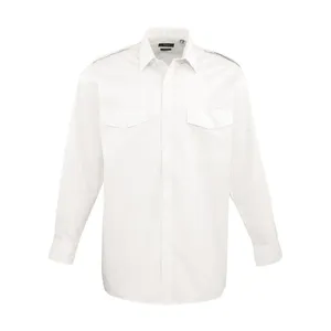 Polo de pilote à manches longues pour homme, vêtements promotionnels pour entreprises - Product Image 4