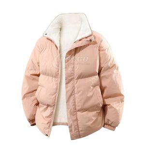 เสื้อแจ็คเก็ตพัฟเฟอร์กันหนาวแบบ unisex กันน้ำ กันลม ระบายอากาศ แห้งเร็ว มีฮู้ด คอจีน ทรงหลวม สวมใส่สบาย บุด้วยผ้าฝ้าย - Product Image 4