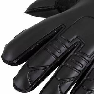 Gants de gardien de but en cuir unisexe antidérapants, protection des doigts, résistants à l'usure, durables, en PU épaissi, pour le football - Product Image 6