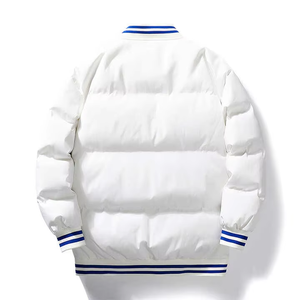 Chaqueta acolchada de estilo universitario para hombre, chaquetas acolchadas de tamaño, logotipo y diseño personalizados para la temporada de invierno, chaqueta universitaria - Product Image 2