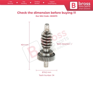Engranaje de Reparación para Espejo Retrovisor Lateral BGE573 7E1857507 508 para Transporter T6 2016 en Adelante, 34 Dientes - Product Image 5