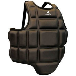 Protector de Pecho de Cuero, Fácil de Usar, Ecológico, Transpirable, Ajuste Cómodo, Ligero, para Boxeo y Lucha, con Acabado Elegante - Product Image 1